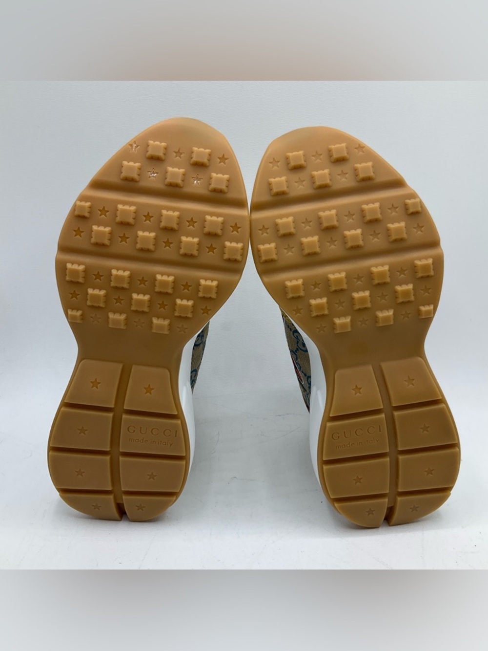 Gucci Rhyton GG Monogram Canvas Sneaker Shoes Size 36+ (US 6.5) - Picture 9 of 16